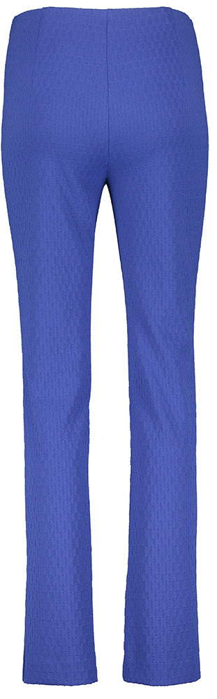 Pantalon confortable bleu cobalt Marccain avec élastique