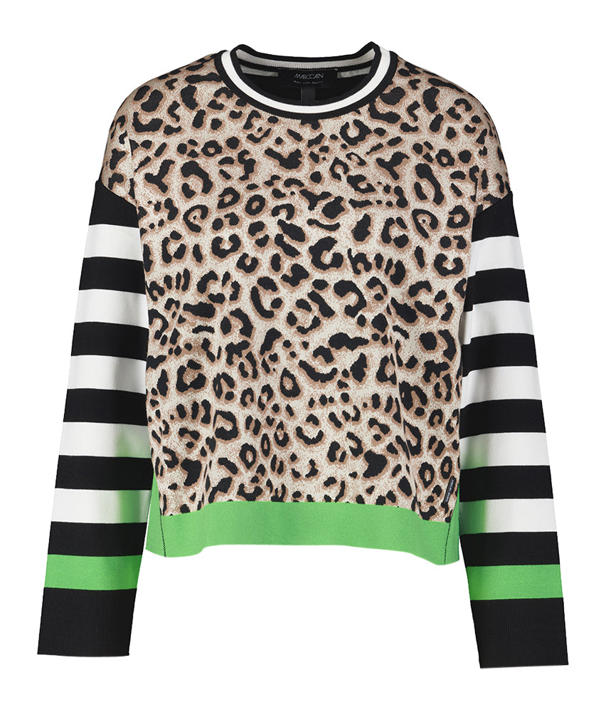 Multicolor trui met print Marccain Sport