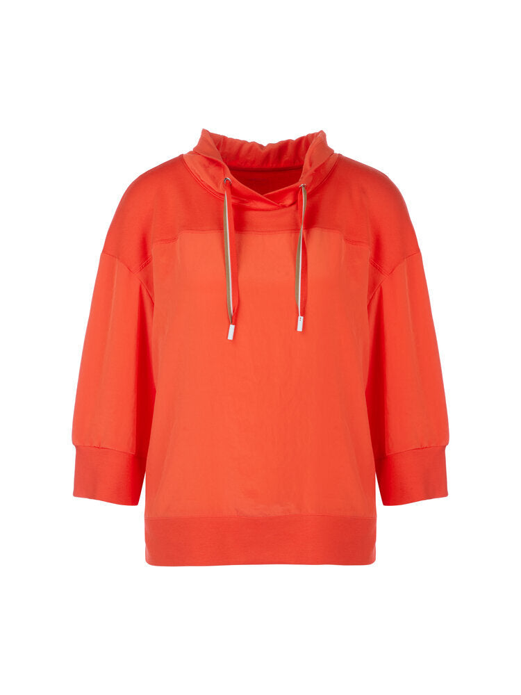 Chemisier sport orange fluo à col spécial Marccain