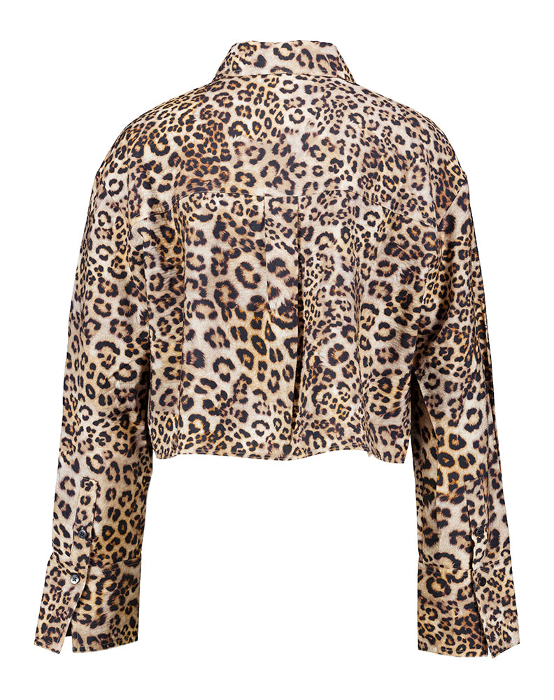Blouse courte Marccain Sport à imprimé animal