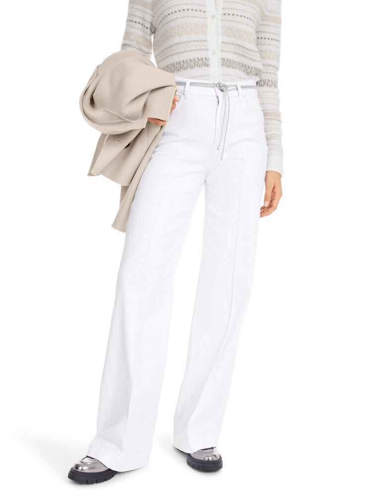 Witte jeans in bootcut fit Marccain