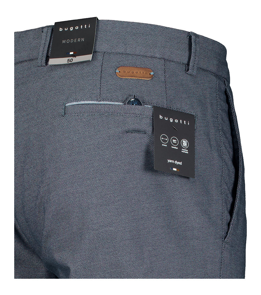 Pantalon de costume bleu Bugatti