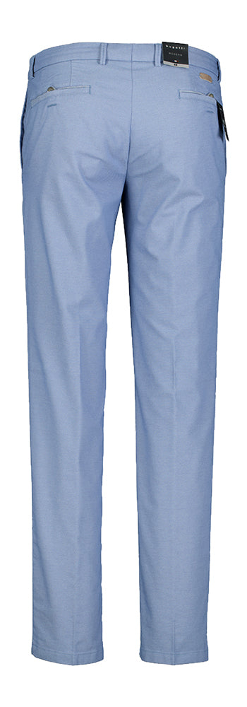 Pantalon de costume bleu moucheté Bugatti