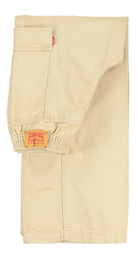 Beige cargo broek in loose fit Baggy Levi's