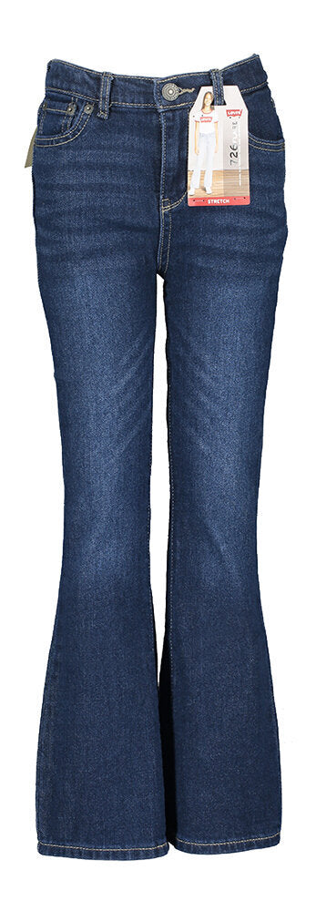 Donkerblauwe flare fit jeans hoge taille High Rise Flared Levi's