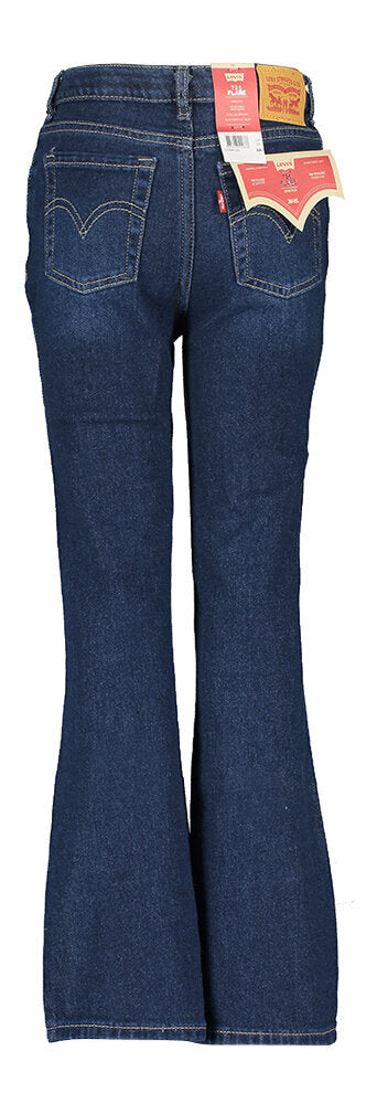 Donkerblauwe flare fit jeans hoge taille High Rise Flared Levi's