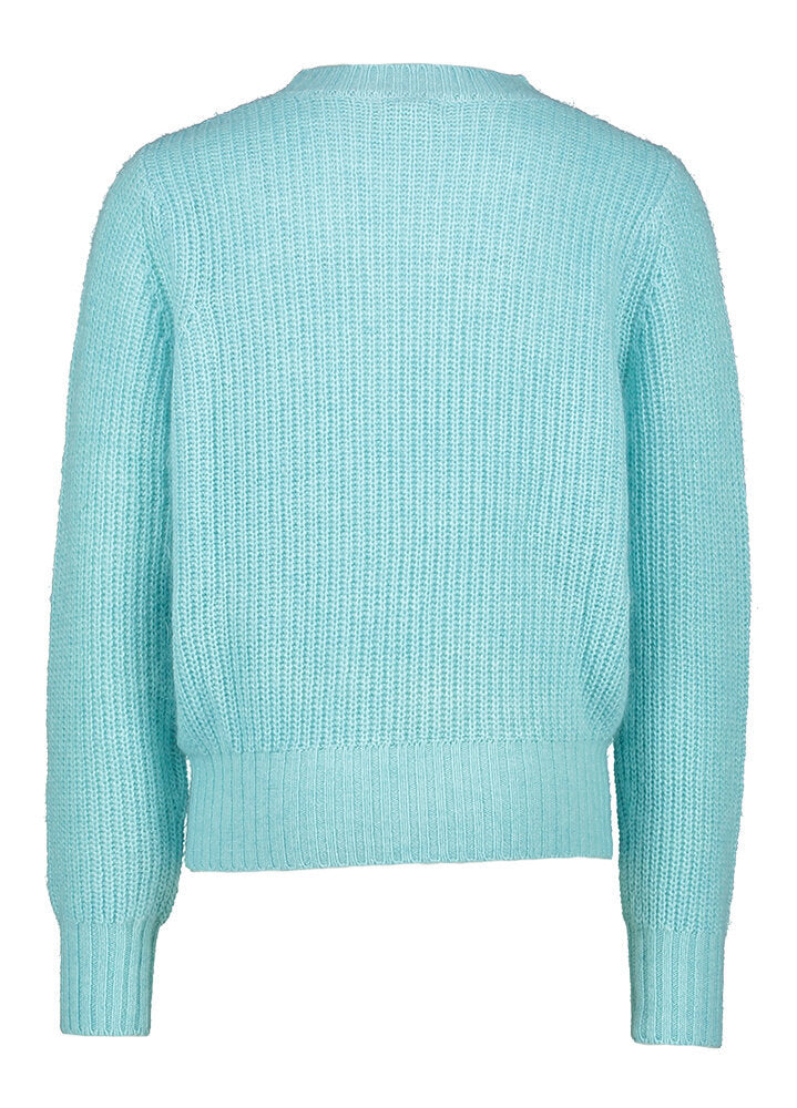 Pull Bellerose bleu à col rond