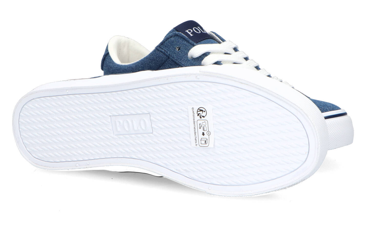 Jeansblauwe lage sneakers met veters Sayer Ralph Lauren