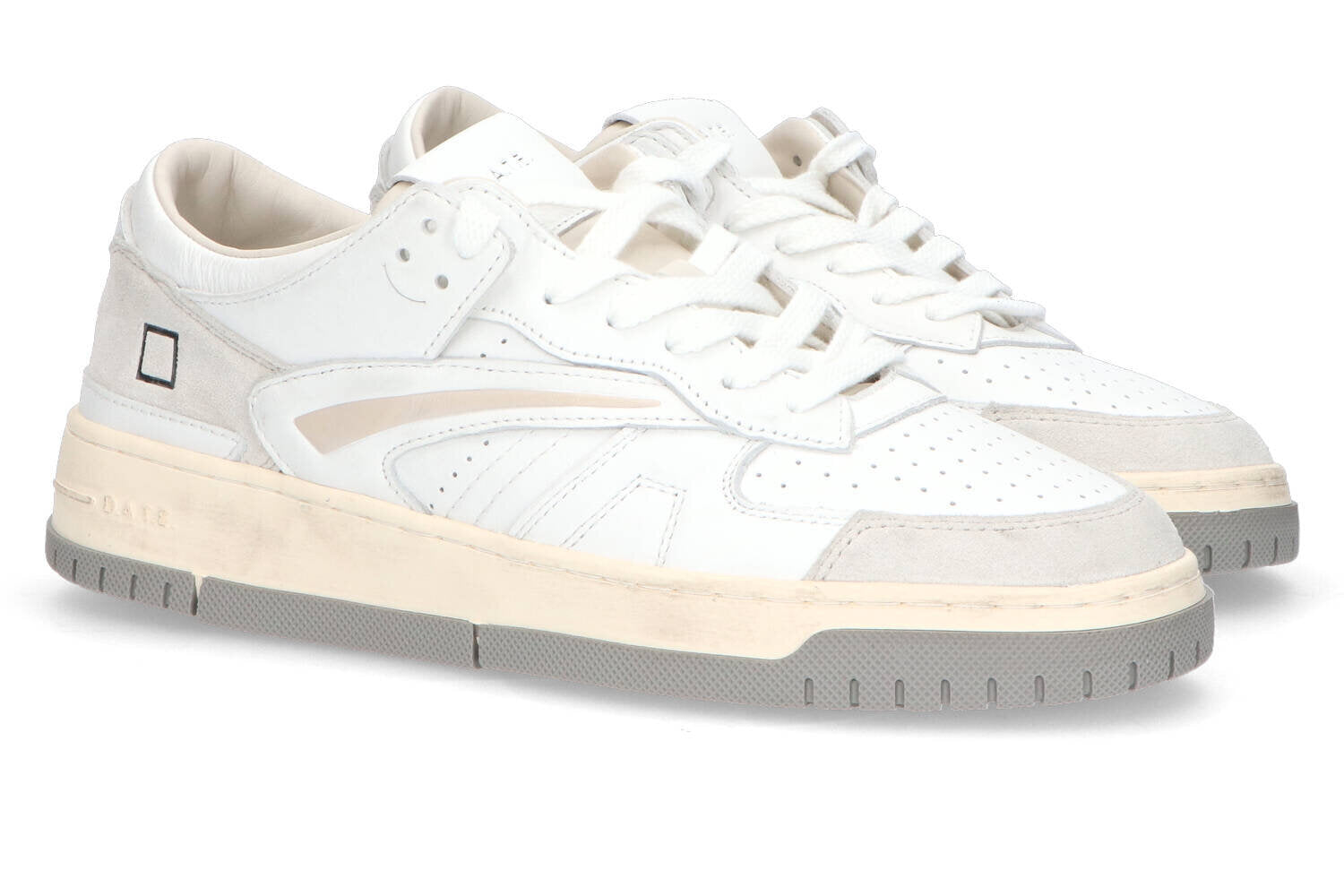 Baskets basses blanches Torneo DATE