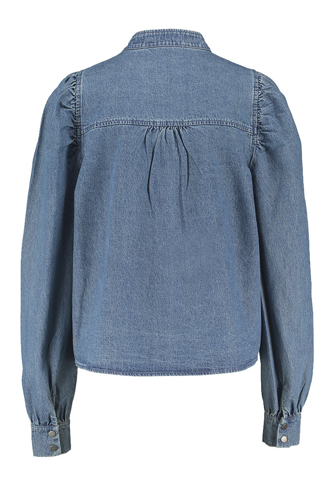 Chemisier en jean bleu foncé Rosslyn Neo Noir