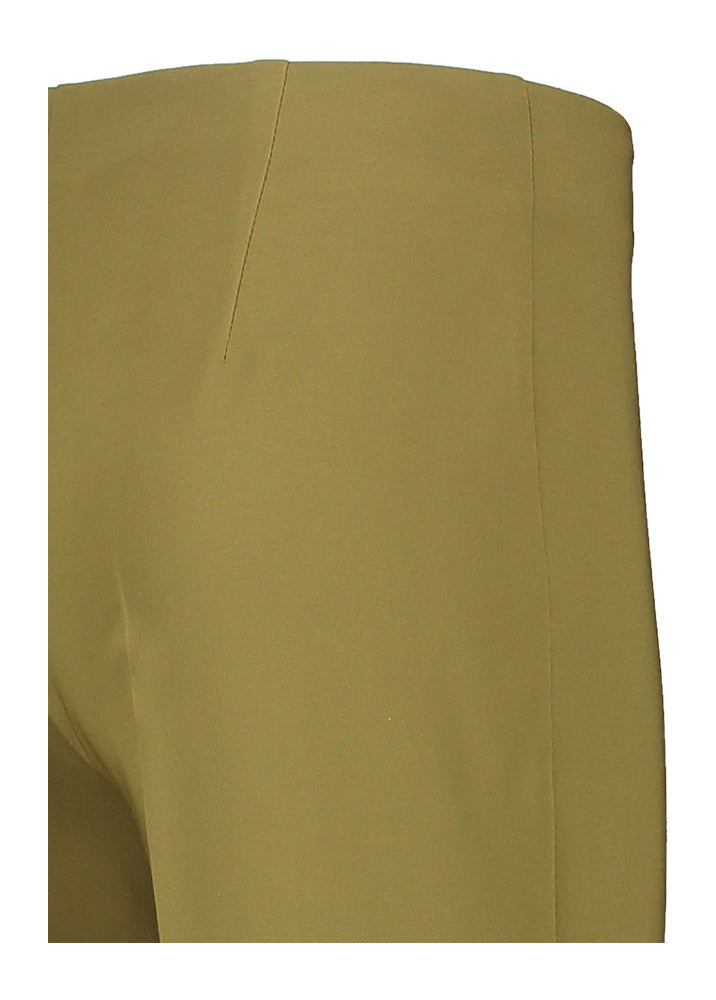Groene wijdvallende geklede broek Rinascimento