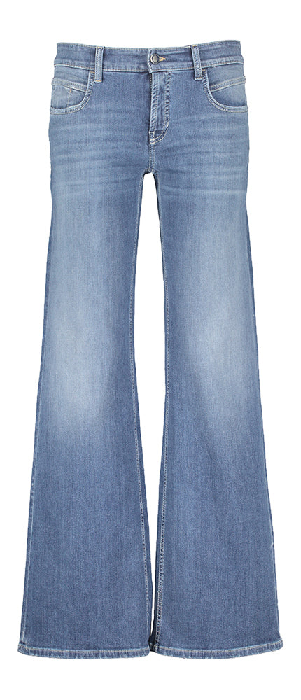 Jean bleu à jambes larges Tess