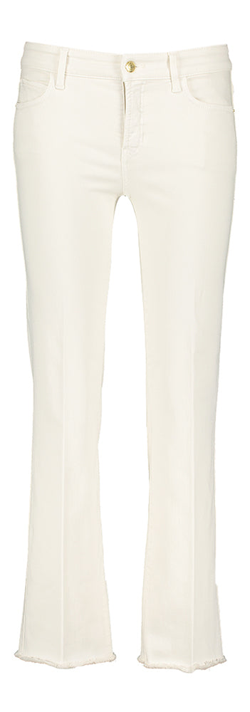 Ecru cropped jeans Francesca Cambio
