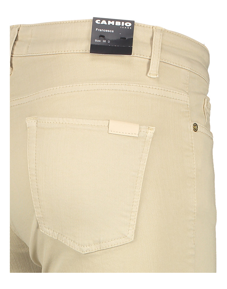 Pantalon cheville beige Franceska Cambio