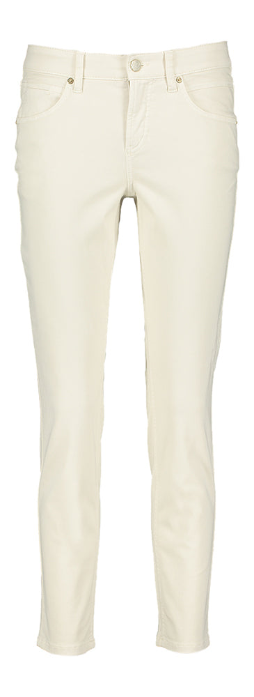 Pantalon court beige confortable Piper