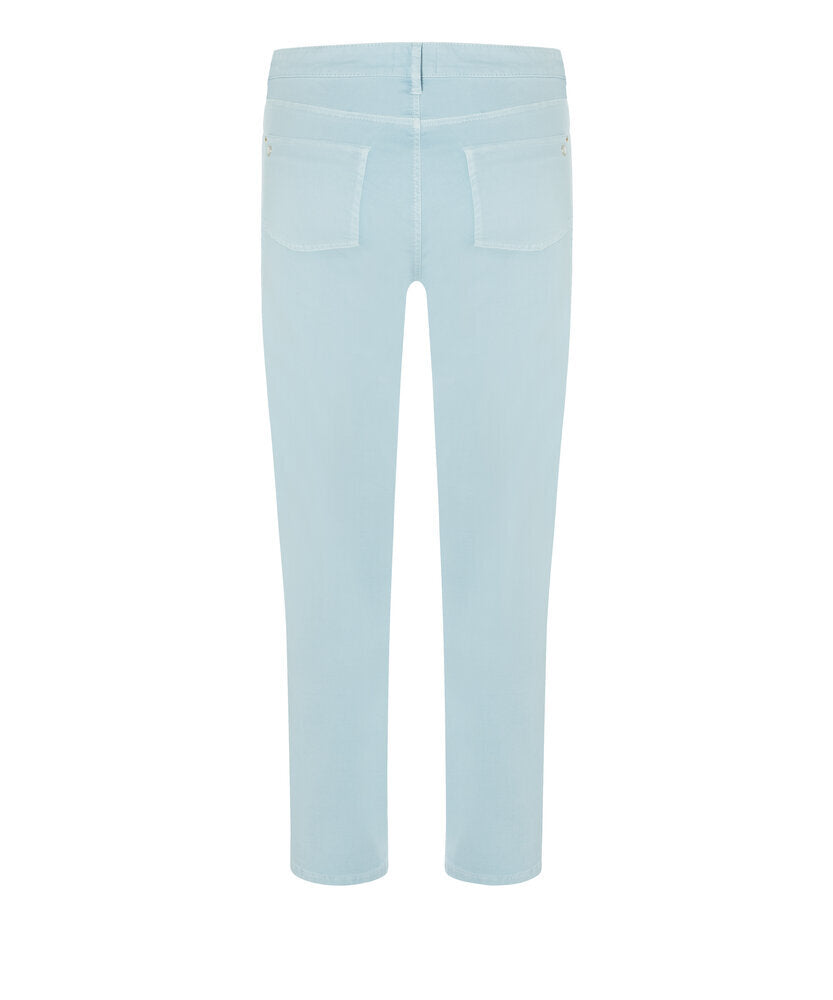 Lichtblauwe cropped slim fit broek Piper Cropped Cambio