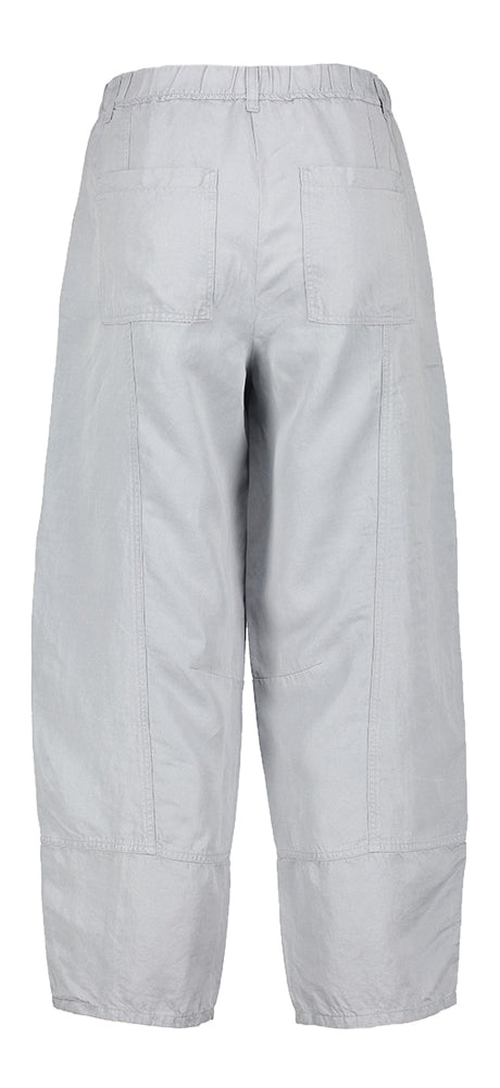 Pantalon ample gris/bleu à poches plaquées Orange Cambio