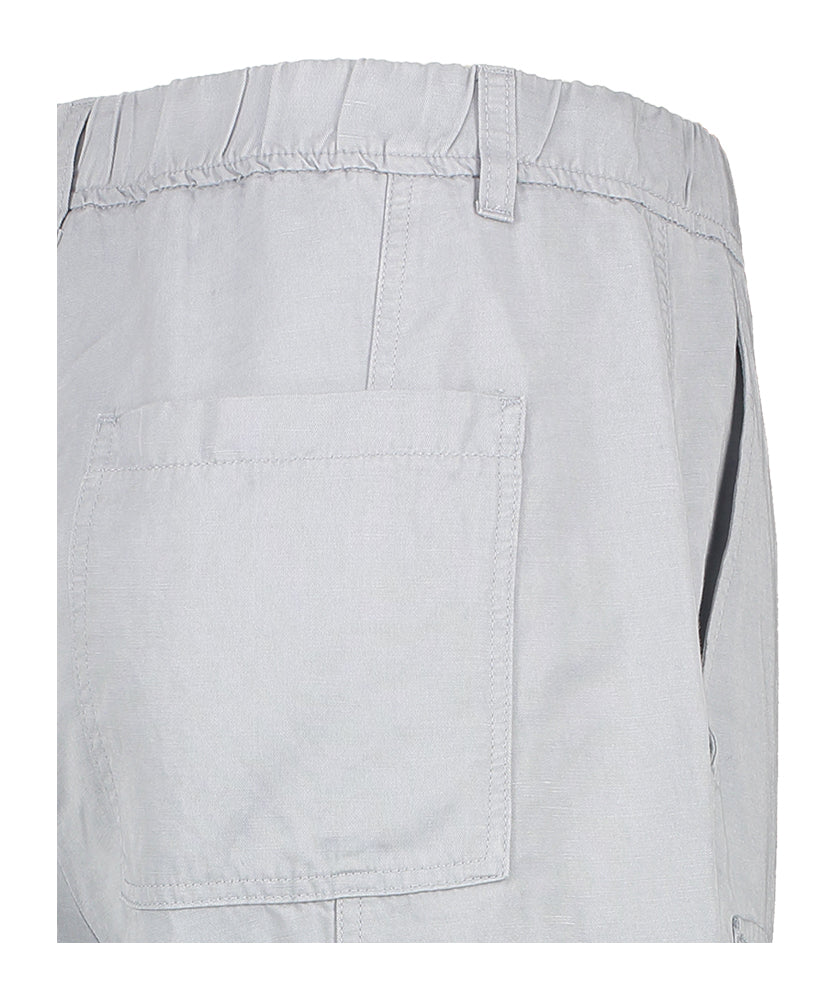 Pantalon ample gris/bleu à poches plaquées Orange Cambio