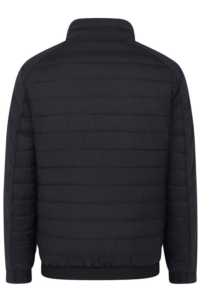 Manteau bleu foncé à col montant Bugatti