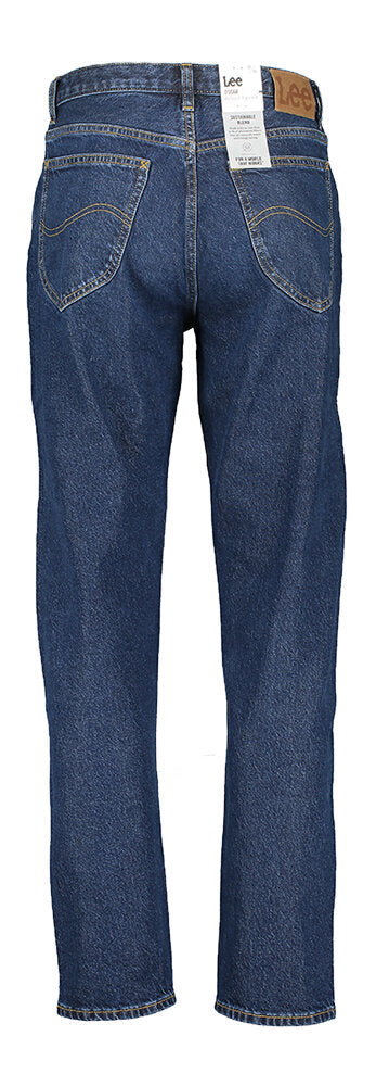 Donkerblauwe relaxed tapered jeans Oscar Lee