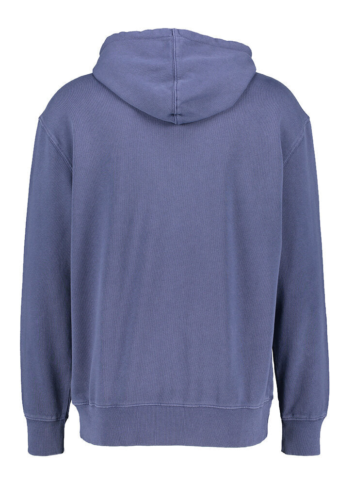 Pull à capuche bleu denim Element