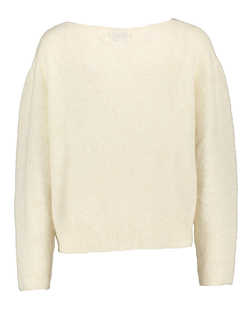 Pull col rond écru de Likey Maison Anje
