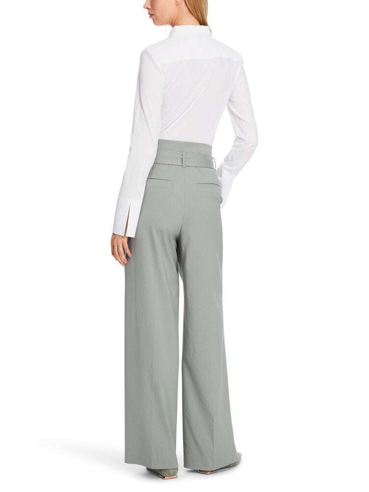 Chemisier blanc à ruban au col Marccain