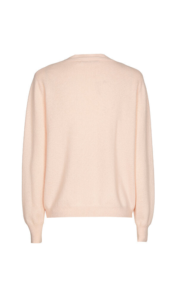 Lichtroze cashmere trui Kubras Xandres