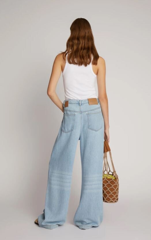 Jean bleu clair coupe ample avec ceinture Obey Munthe