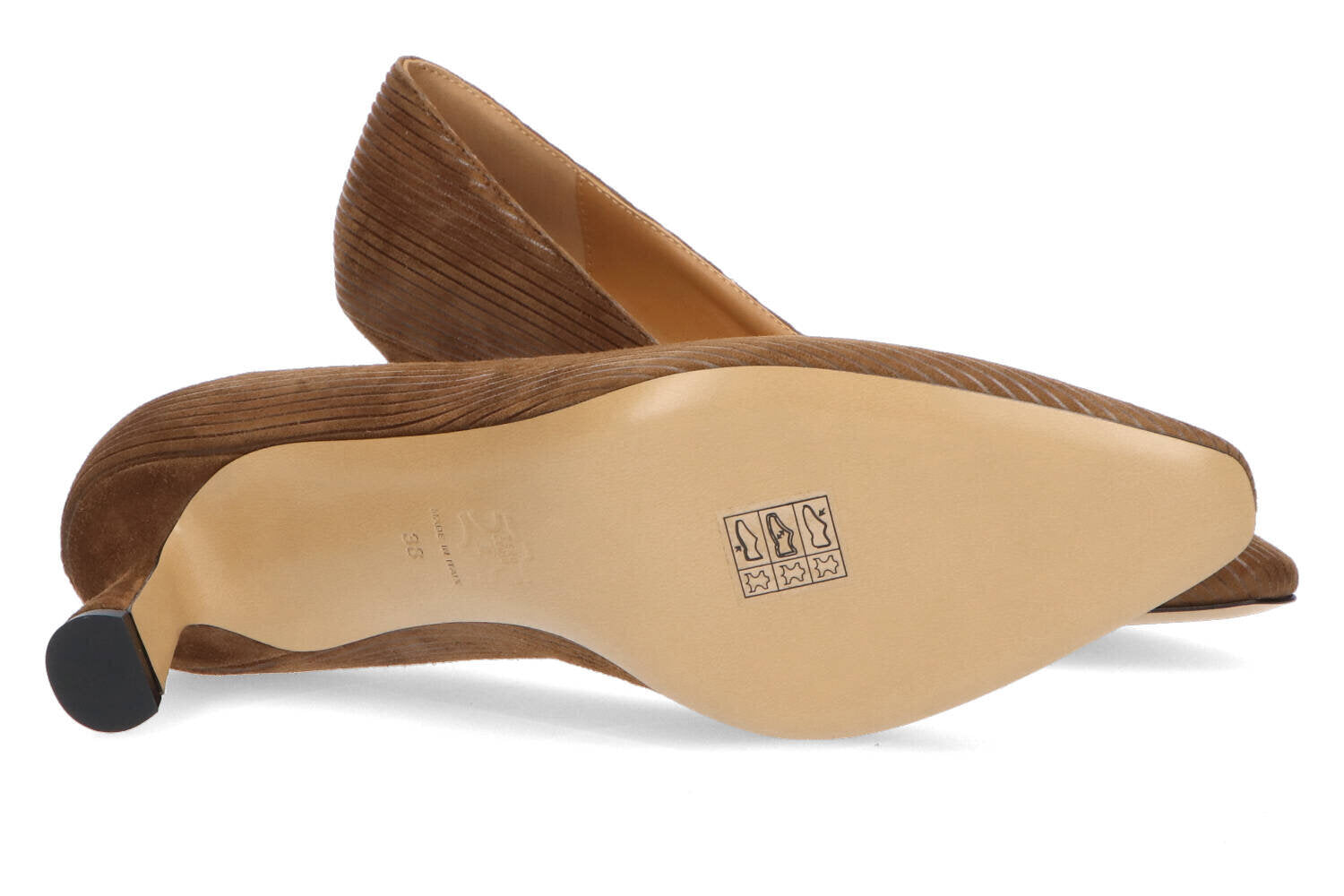 Escarpins Parma en velours côtelé Codo Voltan