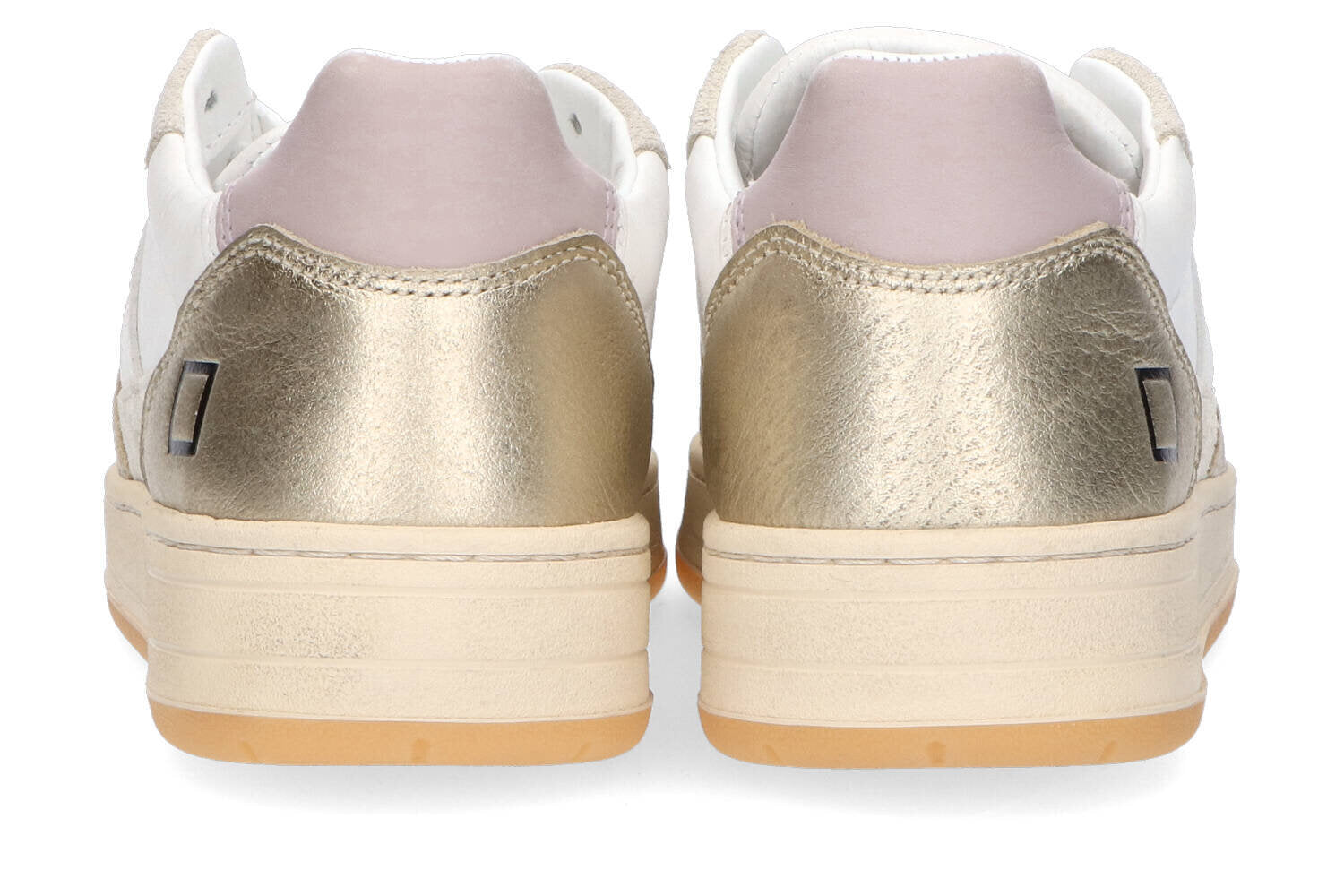 Baskets basses blanches platine DATE