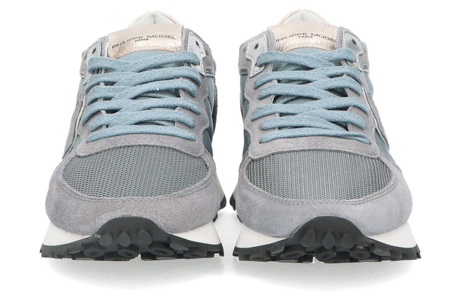 Jeansblauwe lage sneakers Philippe Model