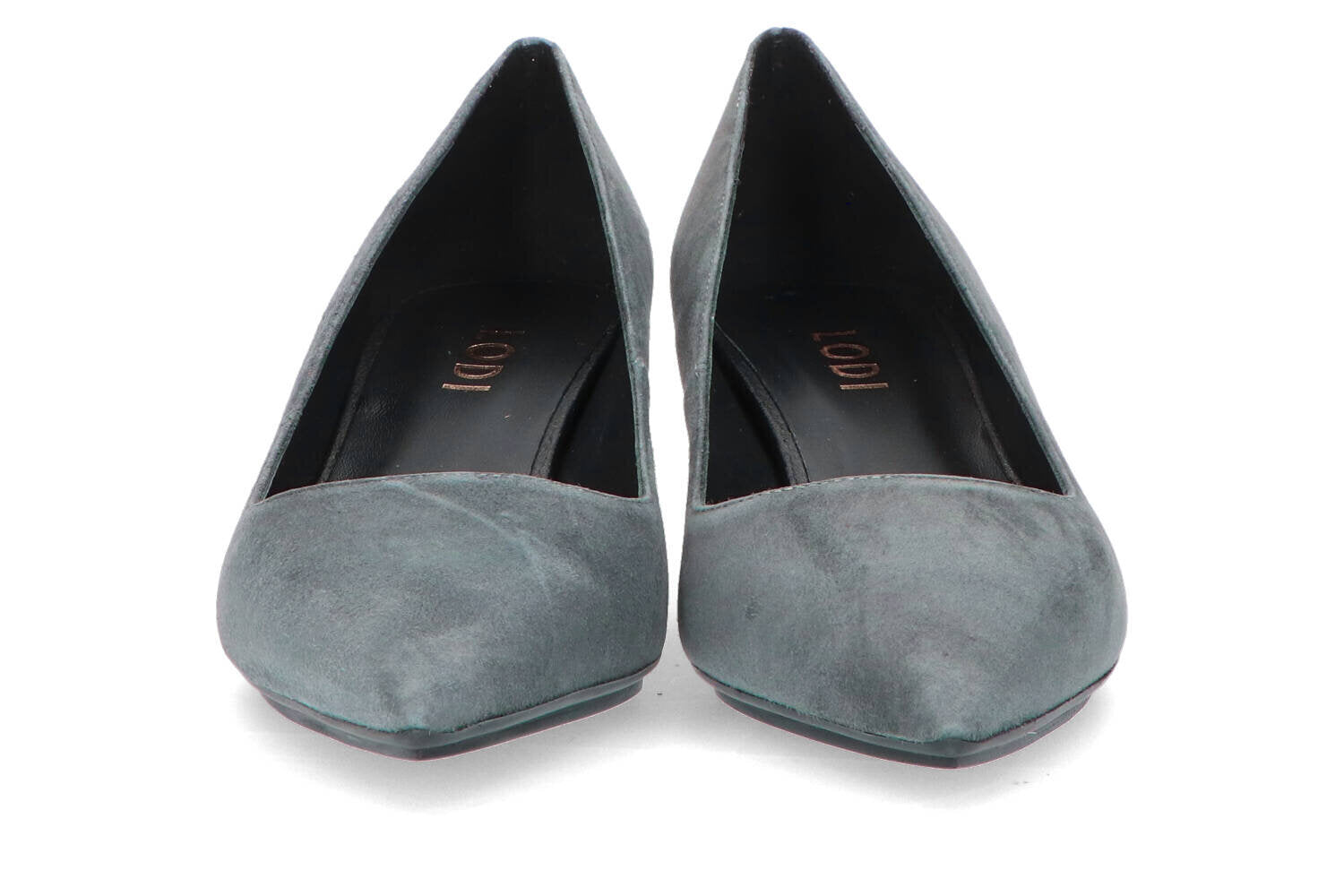 Escarpin Ante basalto gris à talon entonnoir Chila Cheto Lodi