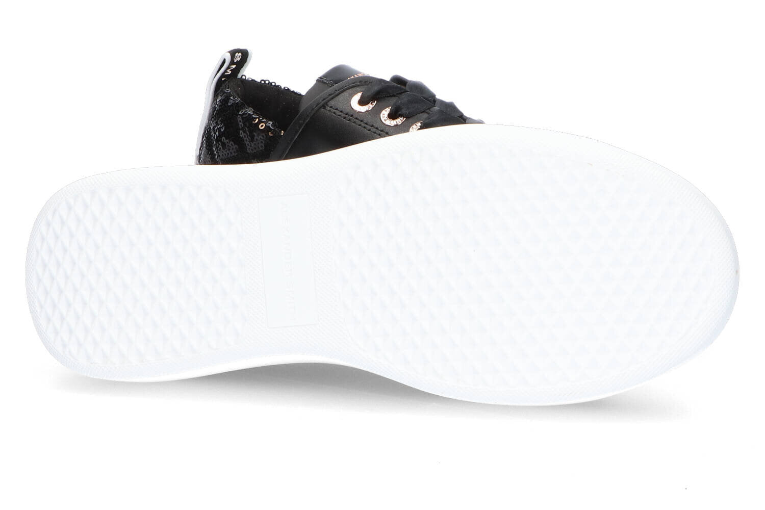 Baskets basses noires Wembley pour femme Alexander Smith