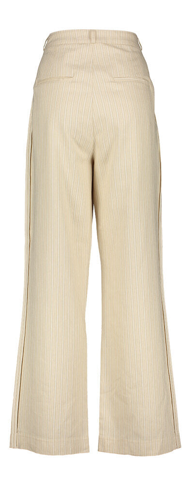 Pantalon rayé beige Les Coyotes de Paris