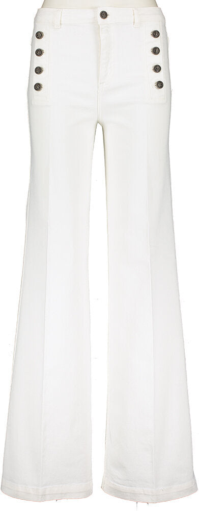 Witte loos fit jeans Twinset Milano