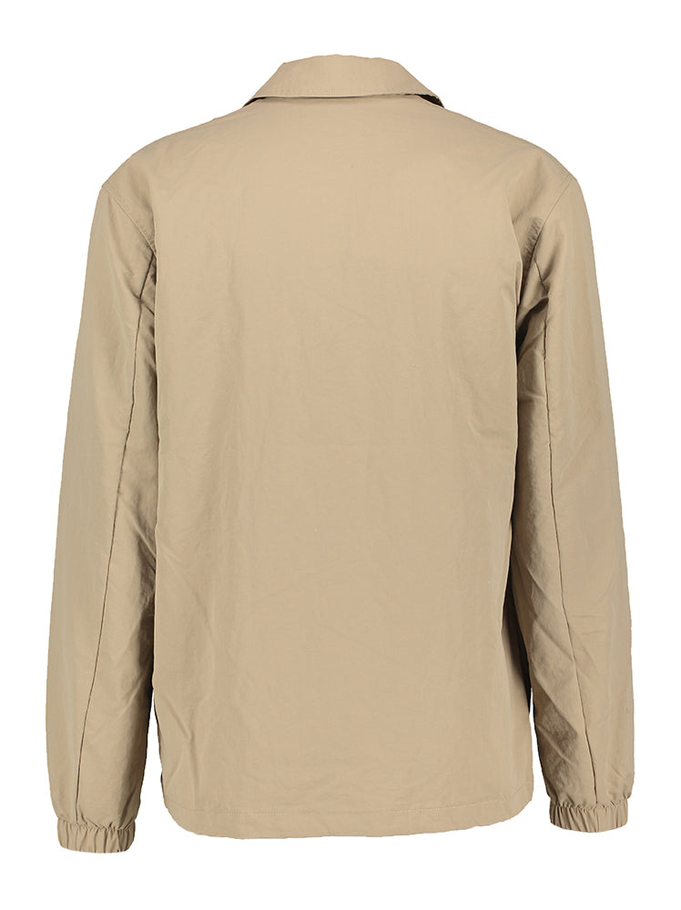 Veste taupe à boutons-pression - Sélectionnée