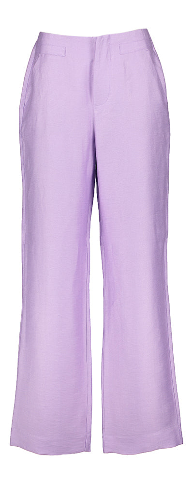 Violet kleurige linnen broek Torno Furore