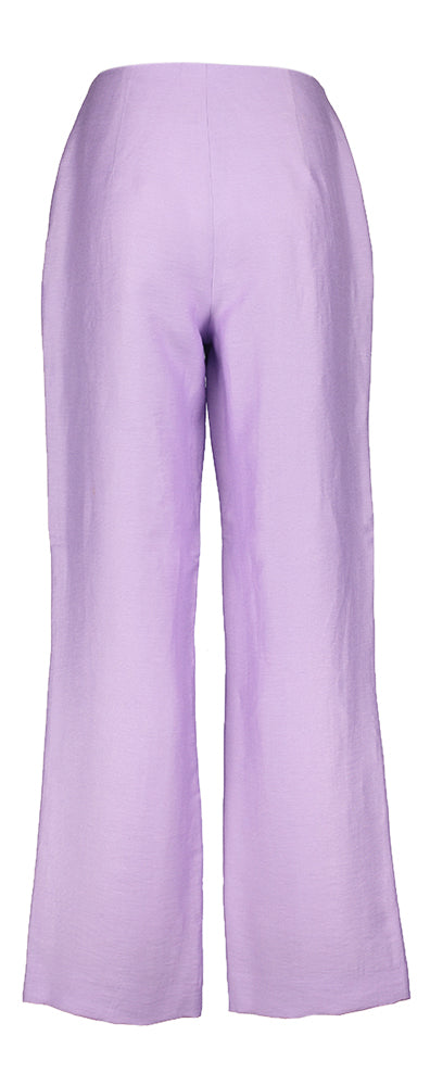 Pantalon en lin violet Torno Furore