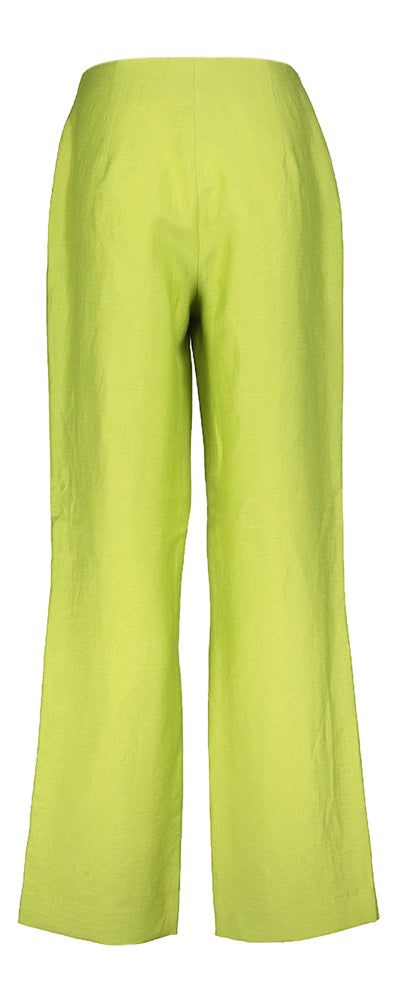 Pantalon en lin vert wasabi Torno Furore