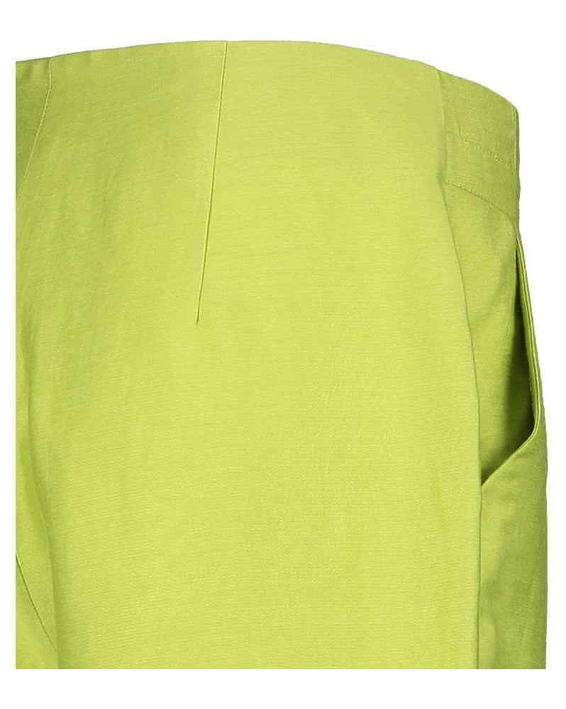 Pantalon en lin vert wasabi Torno Furore