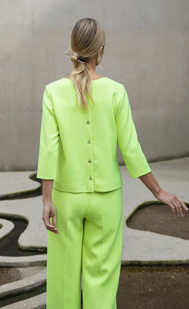 Chemisier vert citron Bubble Furore
