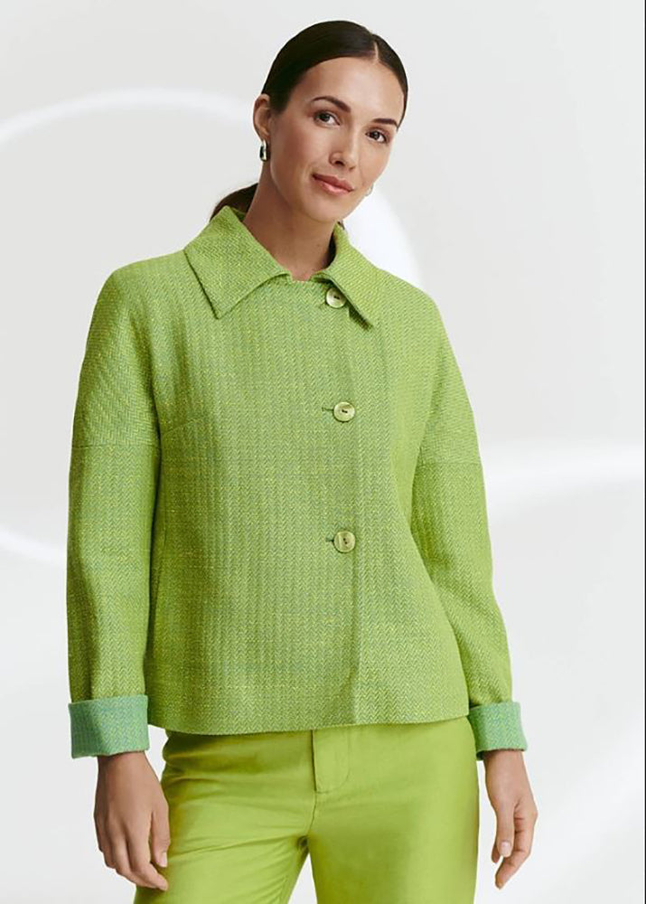 Gilet vert brillant Colina Furore