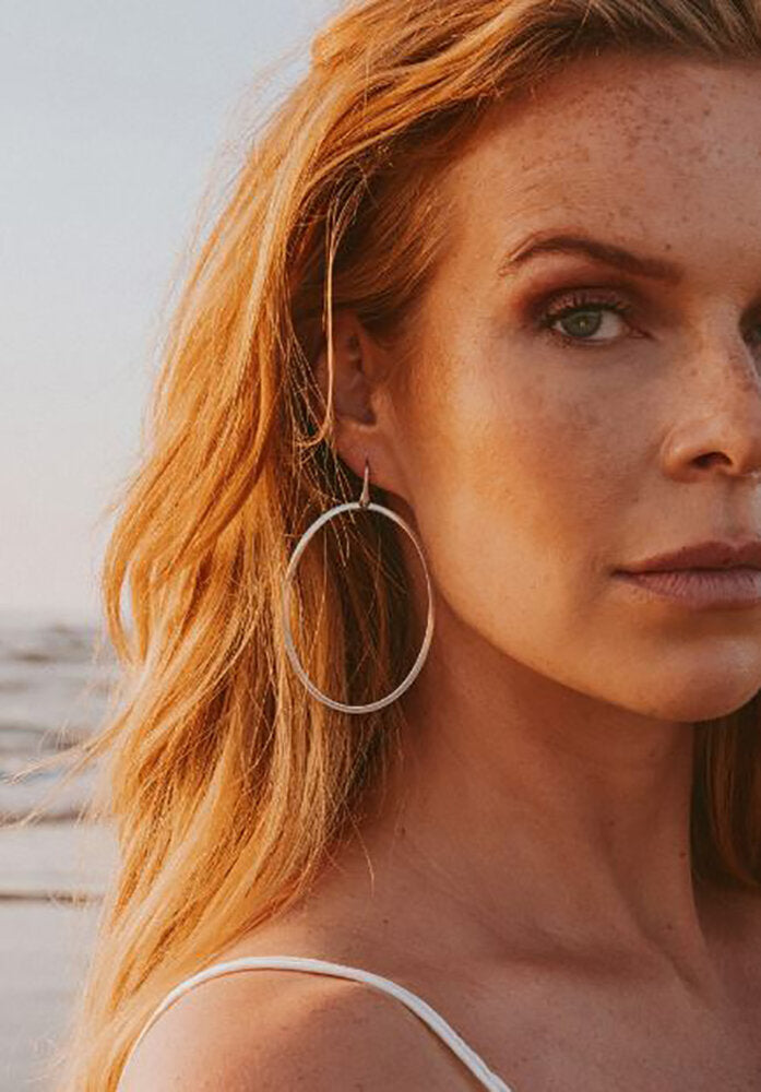 Boucles d'oreilles ovales classiques en argent Lott Gioeilli