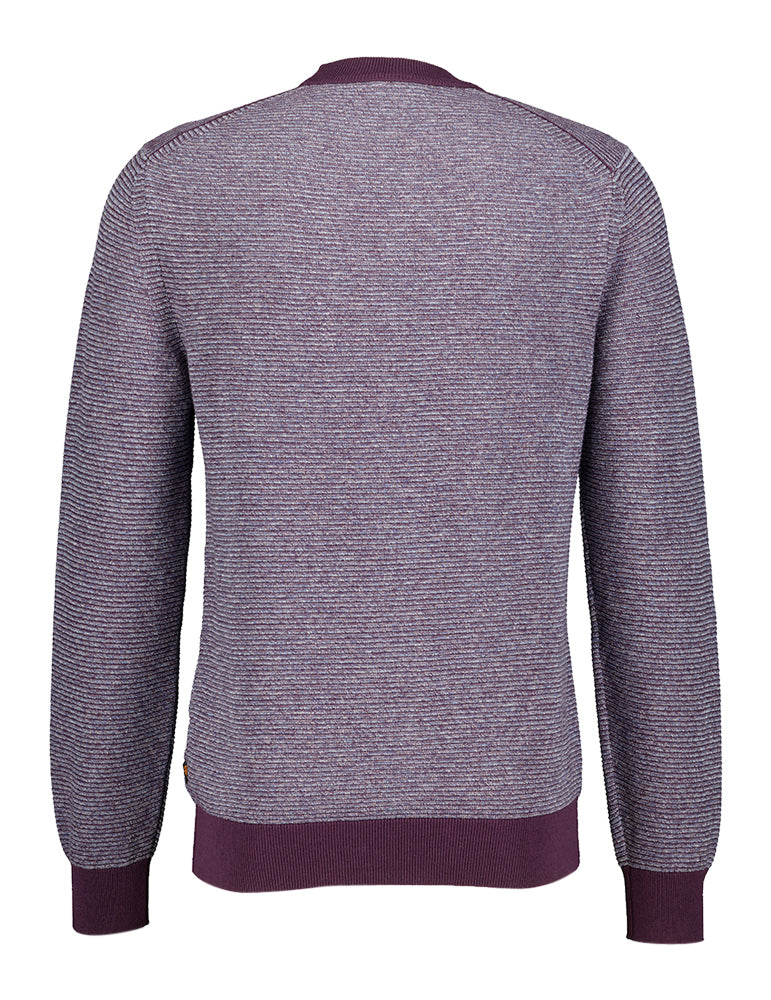 Bordeaux trui met ronde hals Hugo Boss