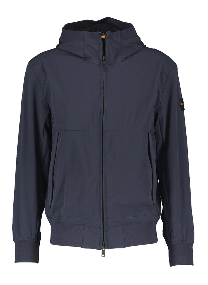 Veste à capuche bleu foncé Oloco Hugo Boss