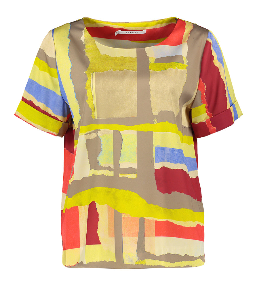 Chemisier multicolore Hiezo Xandres