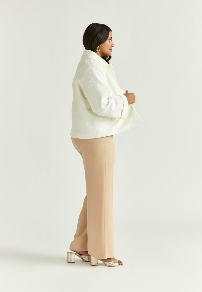 Manteau écru à boutons Bella Xandres