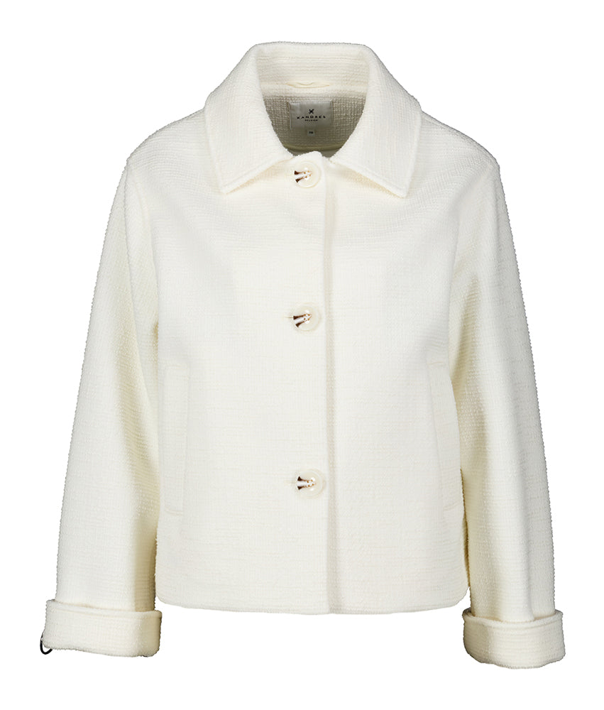 Manteau écru à boutons Bella Xandres