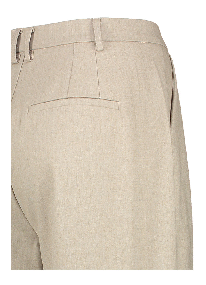 Pantalon beige à plis Minky Neo Noir